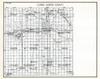 Cerro Gordo County Map, Iowa State Atlas 1930c